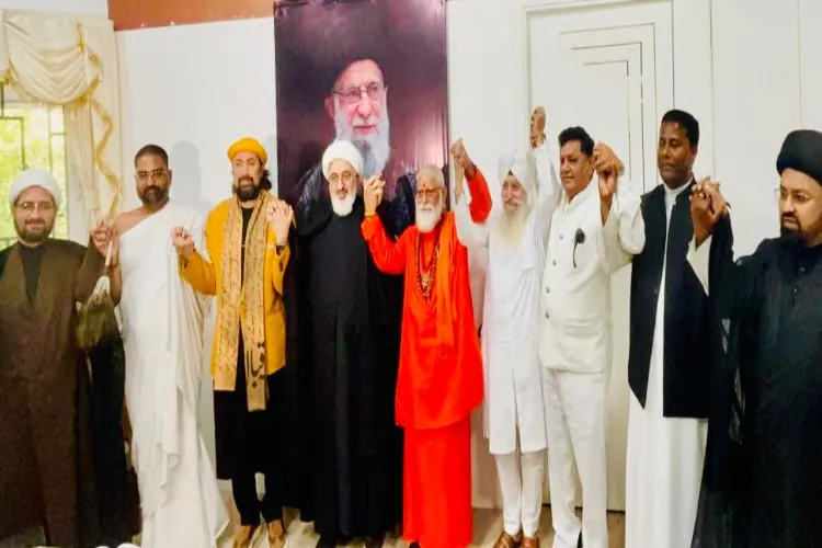 قومی بین المذاہب رہنماؤں کے وفد کا ایران کلچر ہاؤس کا دورہ، تعزیت پیش کی