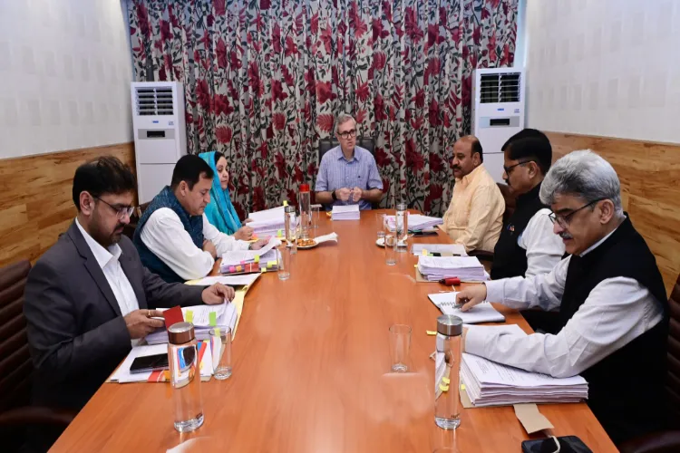 عمر عبداللہ  نے جموں میں کابینہ کے اجلاس کی صدارت کی