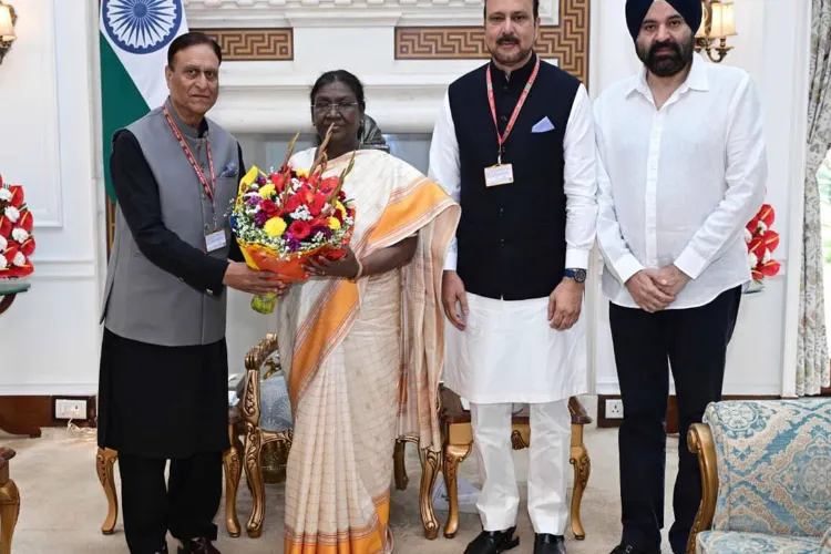 جموں و کشمیر این سی کے ممبران پالیمینٹ نے صدر سے ملاقات کی