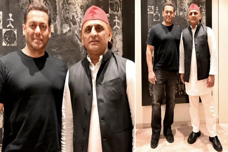 اکھلیش نے سلمان خان سے ملاقات کی