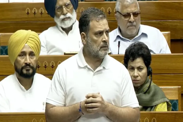 راہل گاندھی نے گگ ورکر پر  پارلیمنٹ میں سوالات اٹھائے