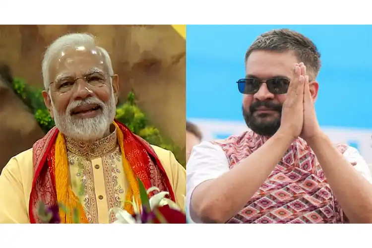 نیپالی وزیراعظم کو پی ایم مودی کی مبارکباد