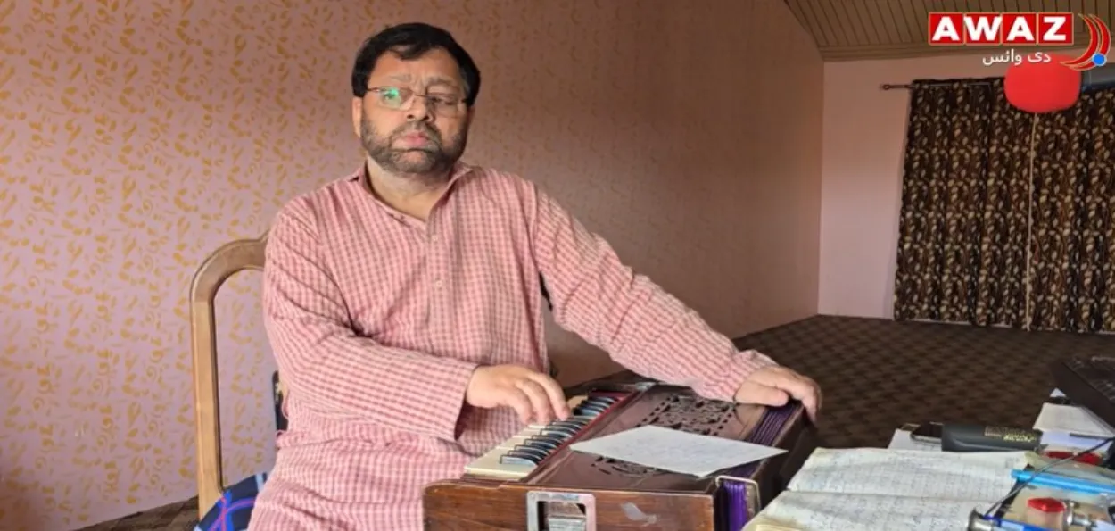 کشمیر : موسیقی سے دلوں کو جوڑنے میں سرگرم  ہیں مینر احمد میر 