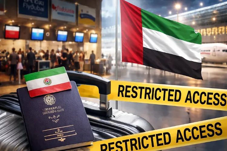 متحدہ عرب امارات نے ایرانی شہریوں کے ملک میں داخلے پر پابندی لگائی