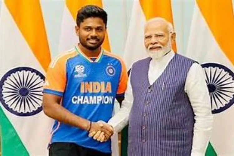 وزیر اعظم نریندر مودی نے سنجو سیمسن کی ٹی 20 ورلڈ کپ کارکردگی کو سراہا