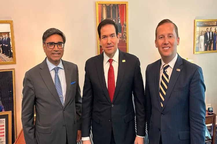 سکریٹری خارجہ وکرم مصری نے مارکو روبیو سے ملاقات کی