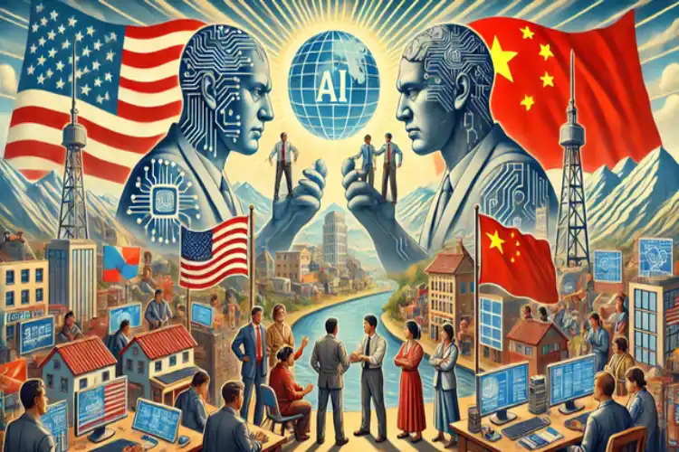 امریکہ-چین کے درمیان اے آئی کی جنگ