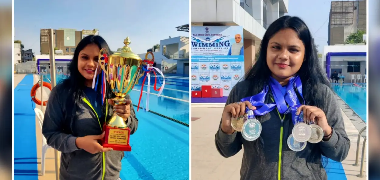 بنگال کی پہلی مسلم خاتون تیراک نسرین کی  مزید دو چینلز عبور کرنے کی تیاری                                  