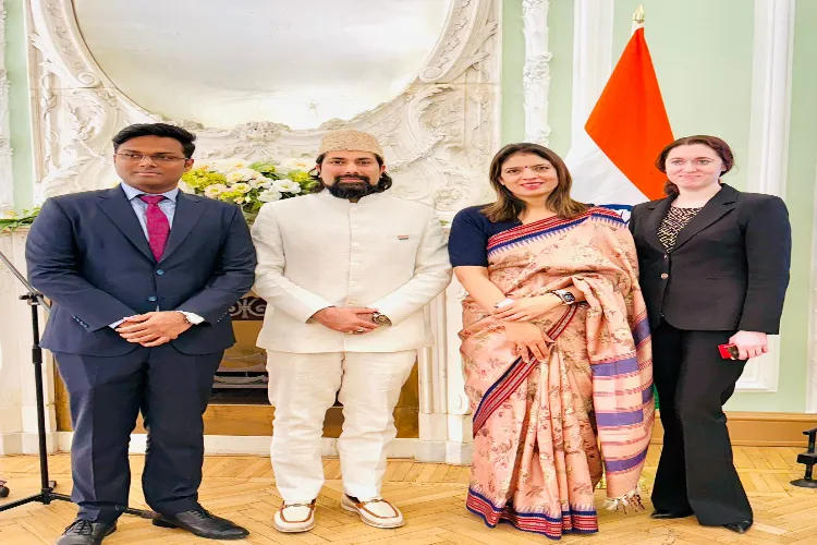 حاجی سید سلمان چشتی کی سینٹ پیٹرزبرگ میں ہندوستان کی قونصل جنرل نیلم رانی سے ملاقات، 