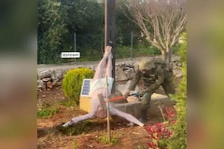 اسرائیلی فوج کی لبنان میں حضرت عیسیٰ کے مجسمے کو نقصان پہنچنے کی وائرل تصویر کی تحقیقات شروع 