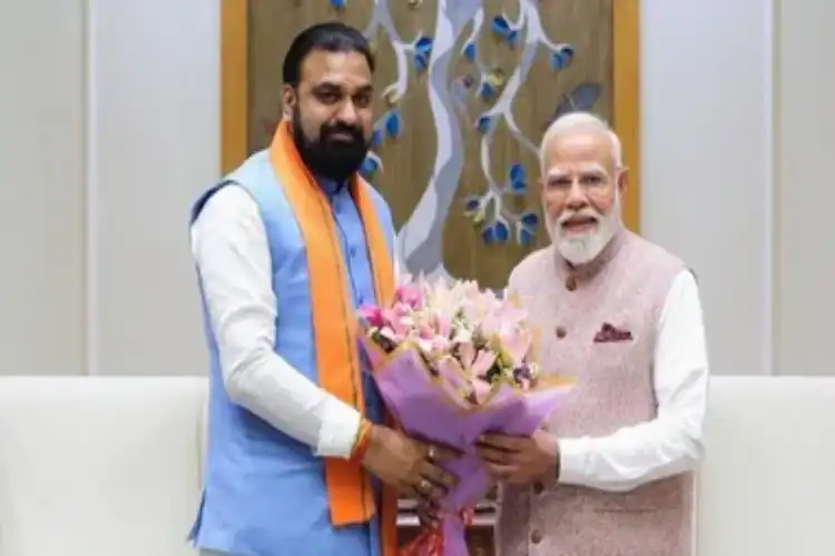 سمراٹ چودھری کی پی ایم مودی سے ملاقات