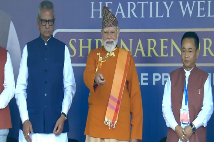 مودی نے سکم میں 4000 کروڑ روپے سے زیادہ کے ترقیاتی پروجیکٹوں کا آغاز کیا