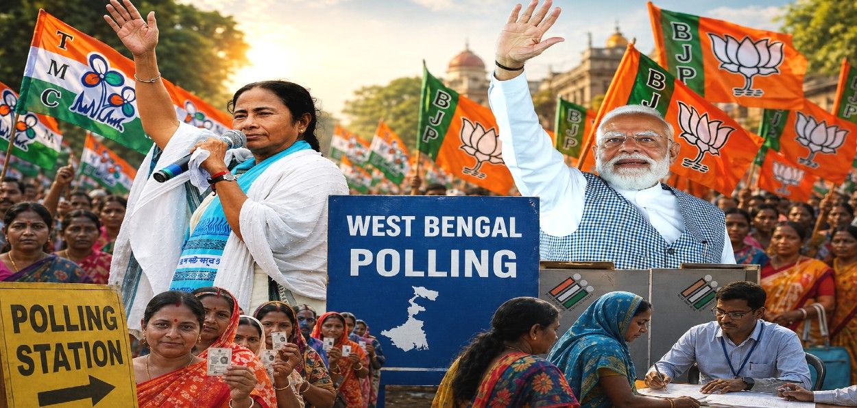 مغربی بنگال انتخابات: دوسرا مرحلے میں 142 سیٹوں  پر آج ووٹنگ 