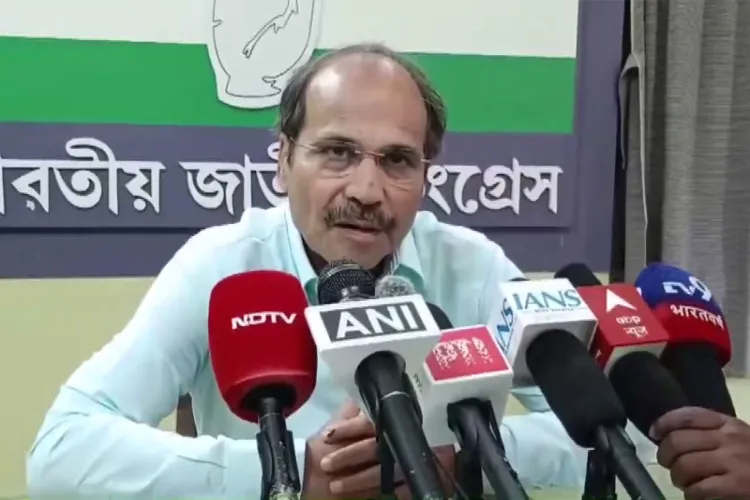 ادھیر رنجن چودھری  کا ٹی ایم سی پر حملہ