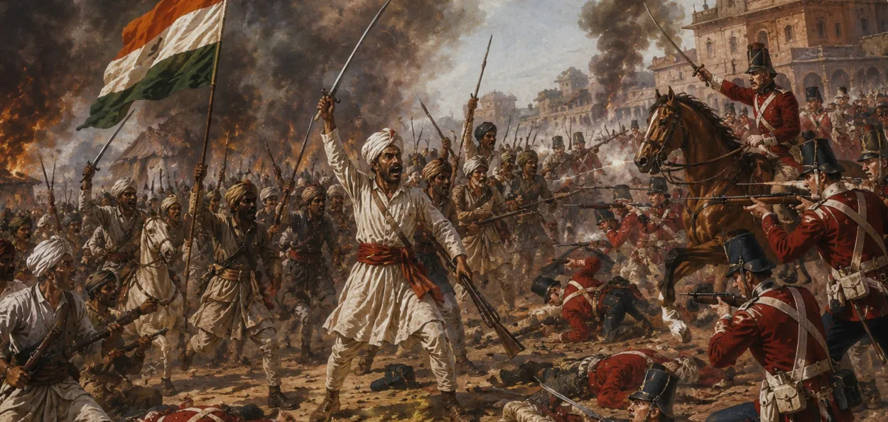 دس  مئی 1857-  تحریک آزادی کا پہلا سرگرم باب
