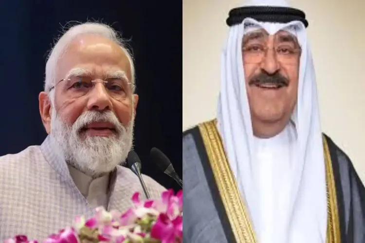 مودی نے کویت کے امیر سے بات کی