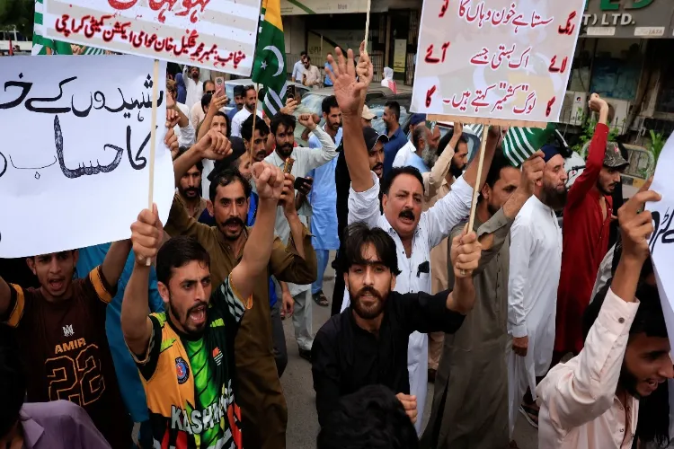 پی او جے کے مظاہرین پر فائرنگ، عالمی ردعمل کا مطالبہ