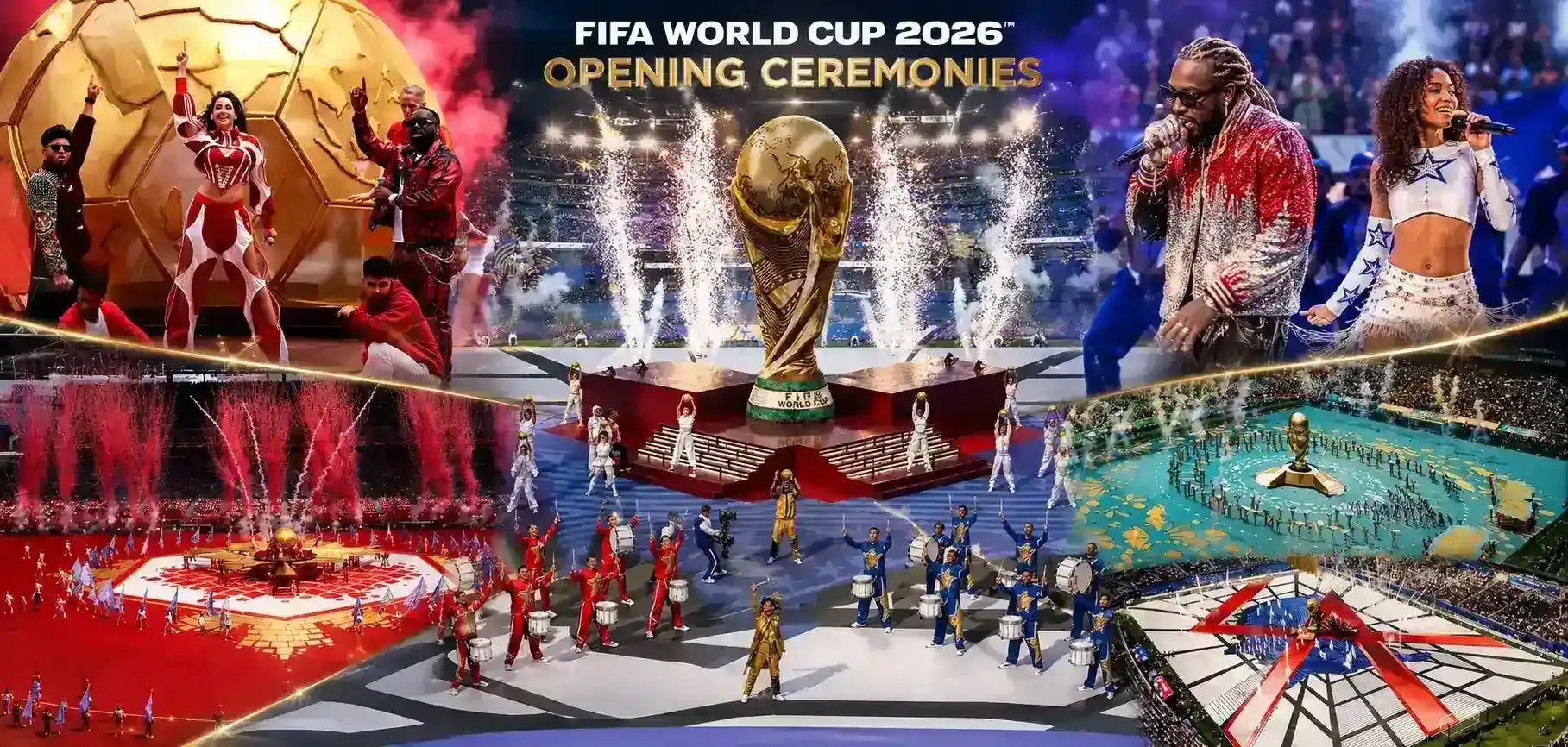 فیفا ورلڈ کپ 2026 افتتاحی تقریبات: لاس ا ینجلیز اورٹورنٹو میں  جنون کا سماں