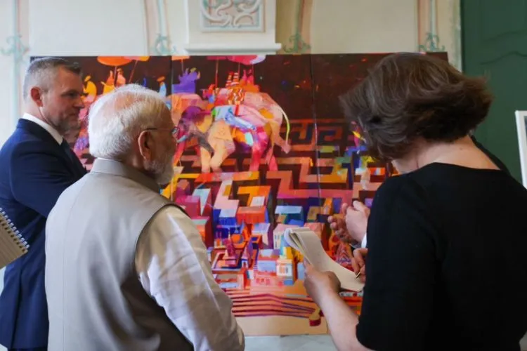 مودی نے سلوواکیہ میں وارانسی پر مبنی نمائش کی ستائش کی