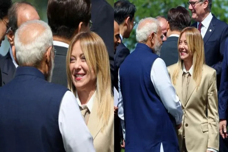 میلونی نے مودی سے کہا۔۔۔ہم دنیا کی سب سےمشہور جوڑی ہیں