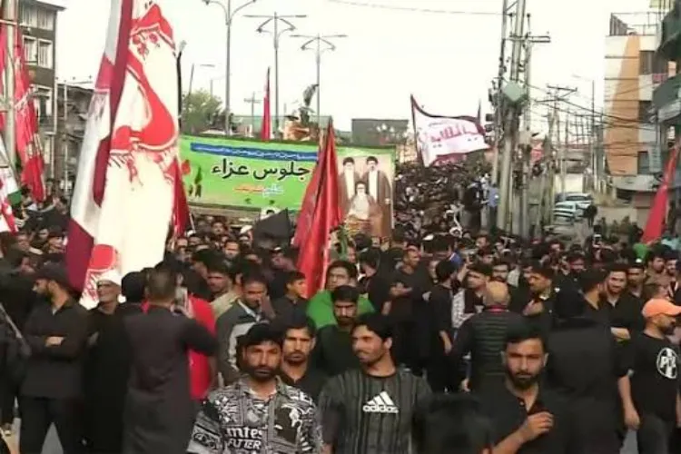 سری نگر میں 8 محرم کا جلوس