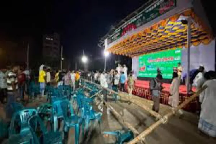 بنگلہ دیش: این سی پی کے جلسے میں بم دھماکہ، تین افراد زخمی