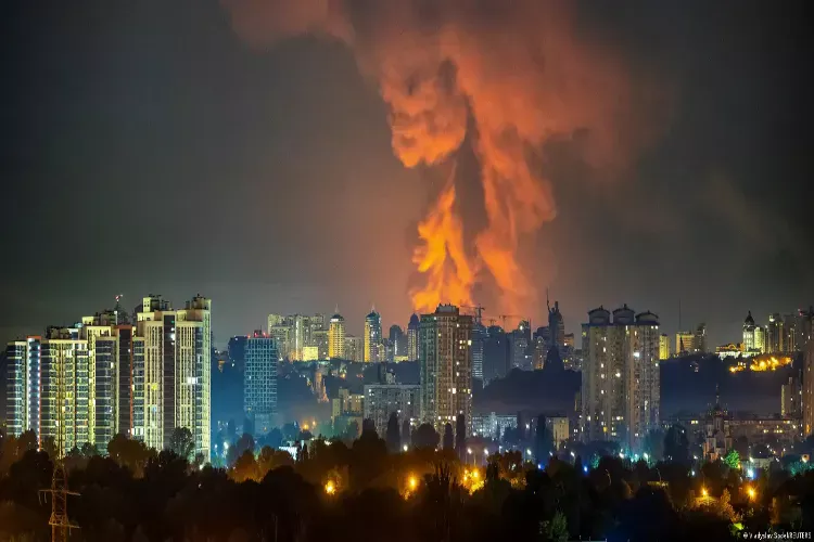 روسی حملوں میں کیف میں 17 افراد ہلاک، 44 زخمی