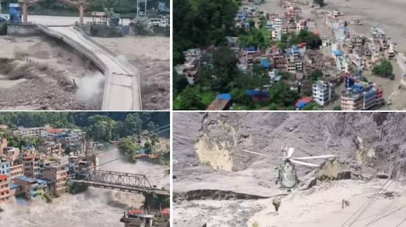  ہندوستانی  نژاد افراد بھی نیپال میں سیلاب کے دوران رابطے سے باہر