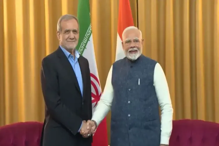  وزیر اعظم نریندر مودی کی ایرانی صدر مسعود پزشکیان سے ملاقات