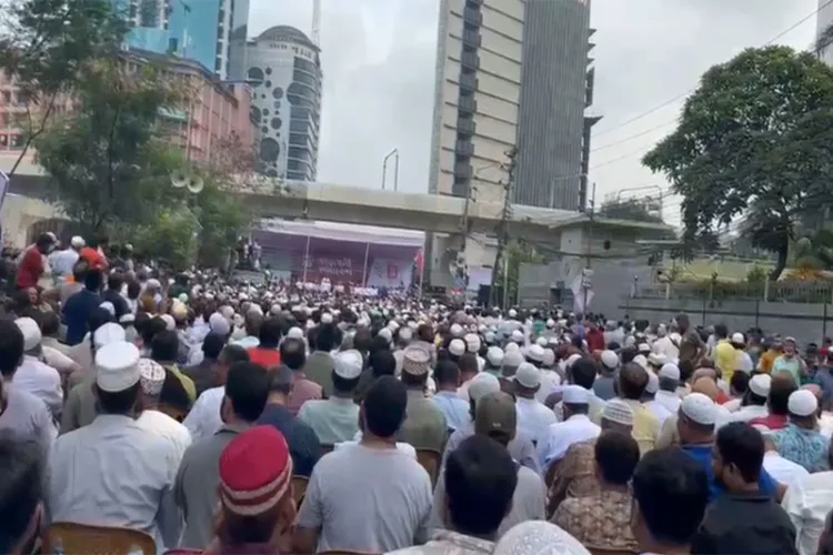 بنگلہ دیشی اپوزیشن کا 246 کلومیٹر طویل موٹر مارچ