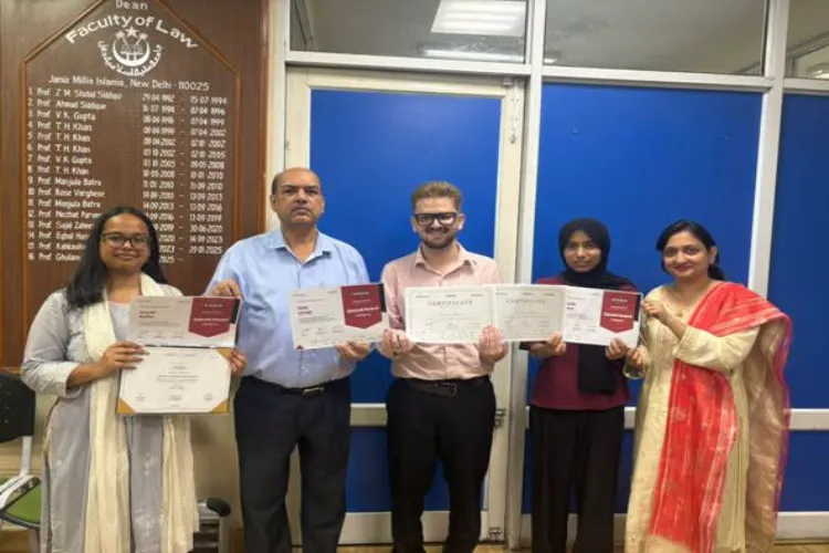 جامعہ ملیہ اسلامیہ : طلبہ کی وی ایم اے سی 2026 میں شاندار کارکردگی