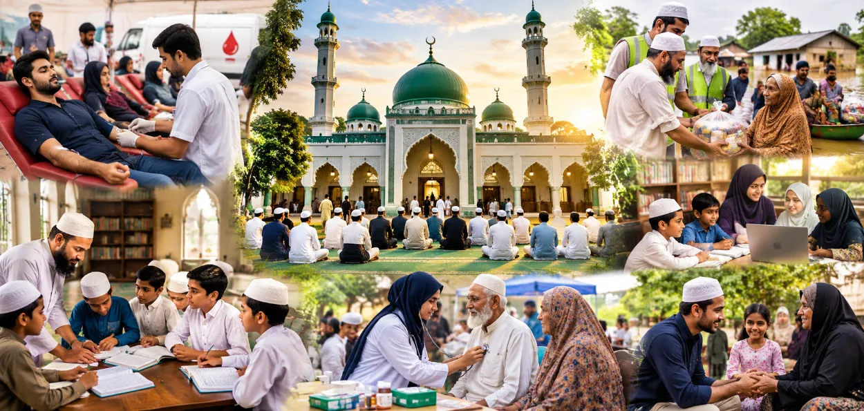 مسجد: عبادت گاہ سے خدمت اور فلاح کا مرکز تک
