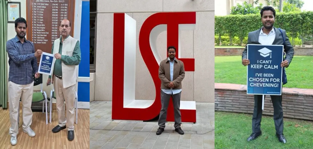 جامعہ ملیہ اسلامیہ: سابق طالب علم اسامہ نور کو شیوننگ اسکالرشپ۔ ایل ایس ای میں ایل ایل ایم شروع