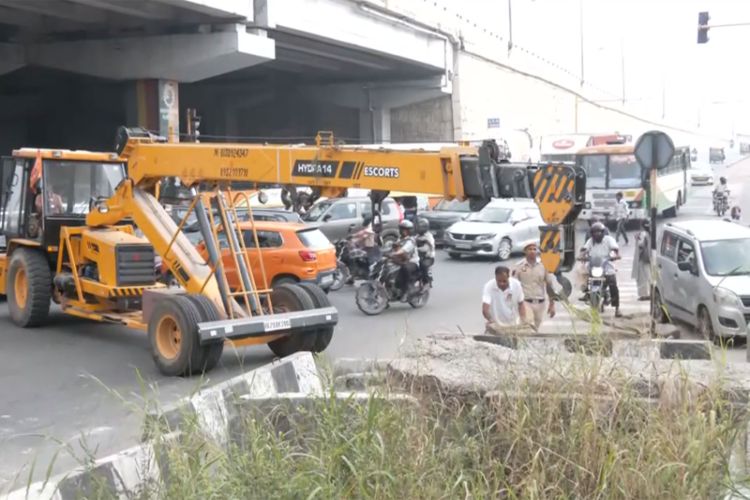 سی جے پی کے احتجاج کے پیش نظر غازی پور سرحد پر سخت حفاظتی انتظامات