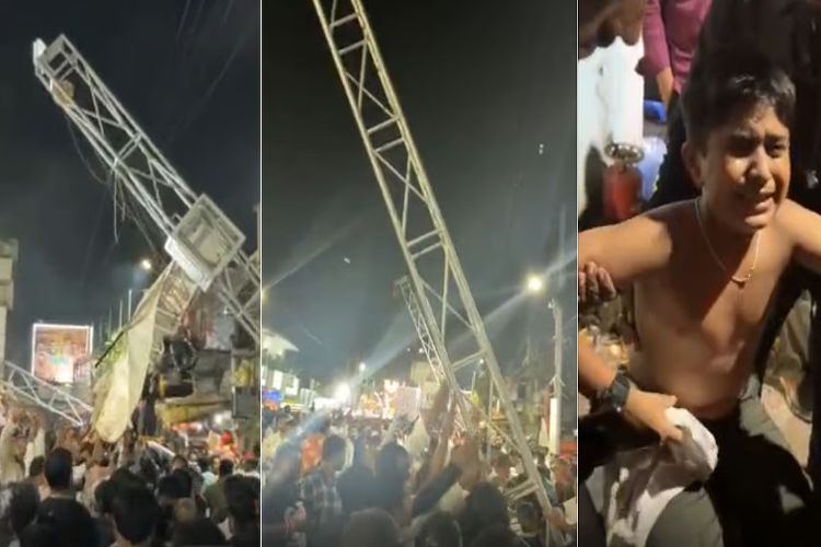 دسہرہ جلوس بجلی کی تاروں سے ٹکرایا، دو افراد ہلاک