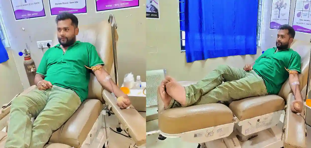 ایک فون کال اور مدد کے لیے حاضر! مالدہ کے مصباح العالم جیمز کیوں کہلاتے ہیں ’بلڈ مین‘؟