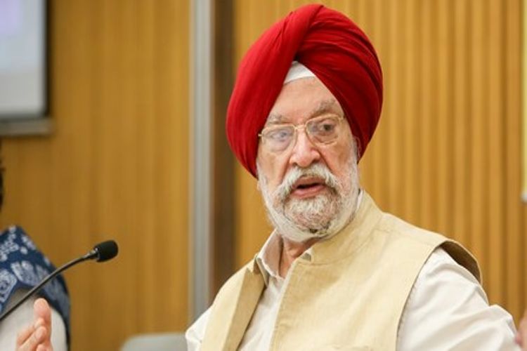 ہردیپ سنگھ پوری نے مدھیہ پردیش سے راجیہ سبھا ضمنی انتخاب کے لیے پرچہ نامزدگی داخل کیا