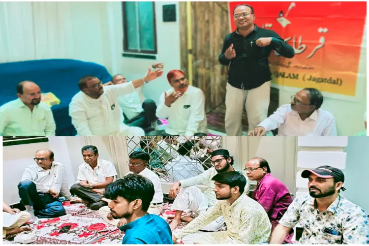 کانکی نارہ کے نیابازار میں یادگار ادبی محفل کا انعقاد